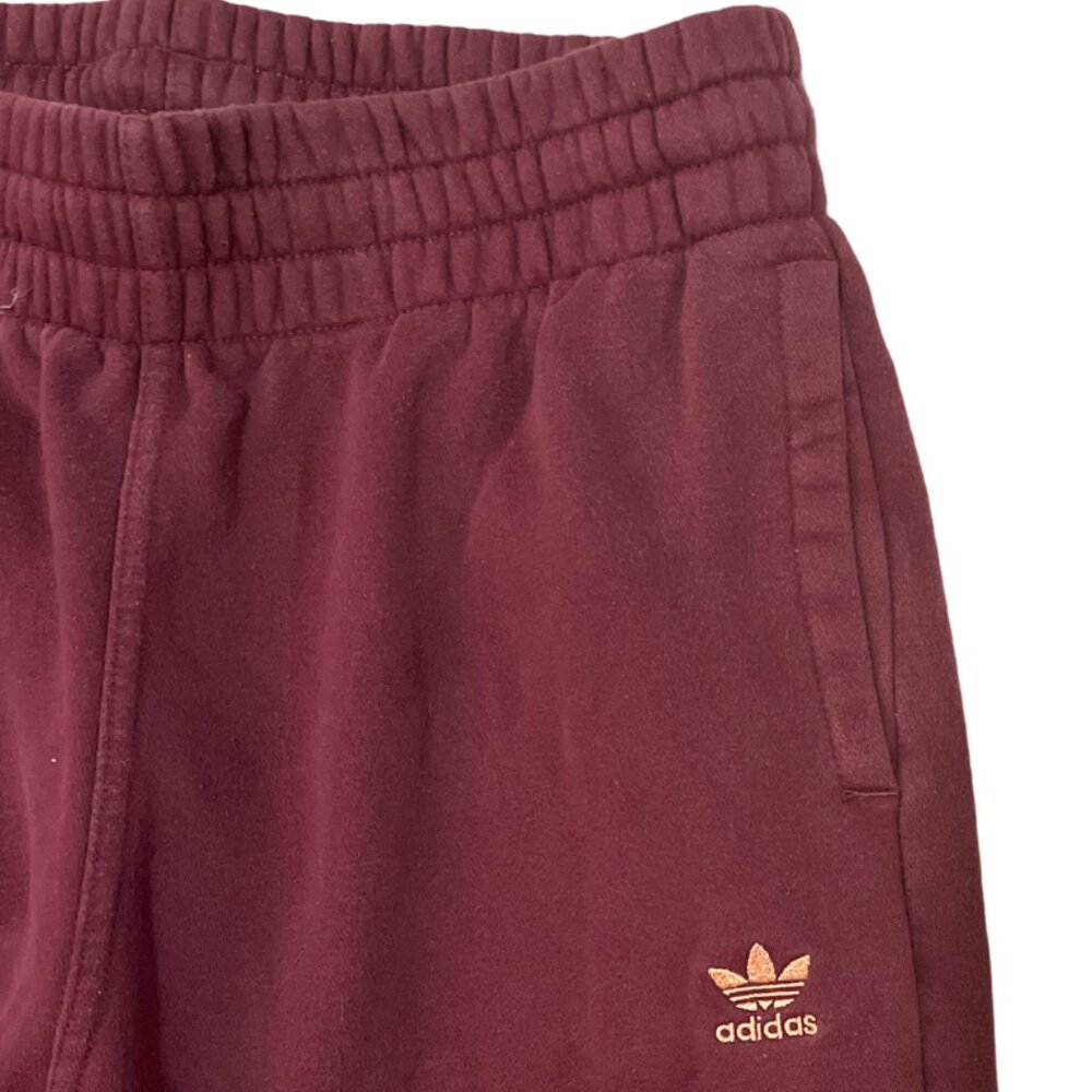 Adidas Original Women's Maroon Jogger Sweatpants - Picture 2 of 5